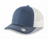 Navy Blue/White