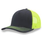 black/ neon yellow
