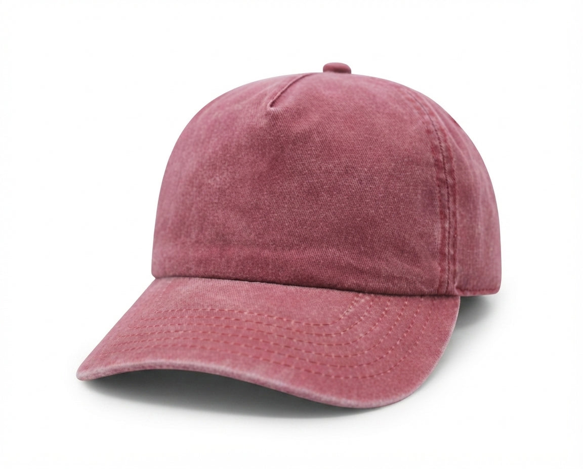 5 Panel Garment Washed Relaxed Golf Pigment Dyed Dad Cap