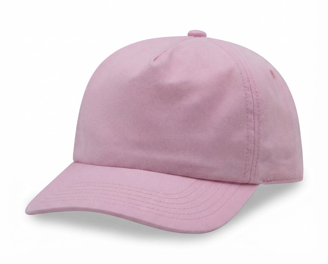 5 Panel Garment Washed Relaxed Golf Pigment Dyed Dad Cap
