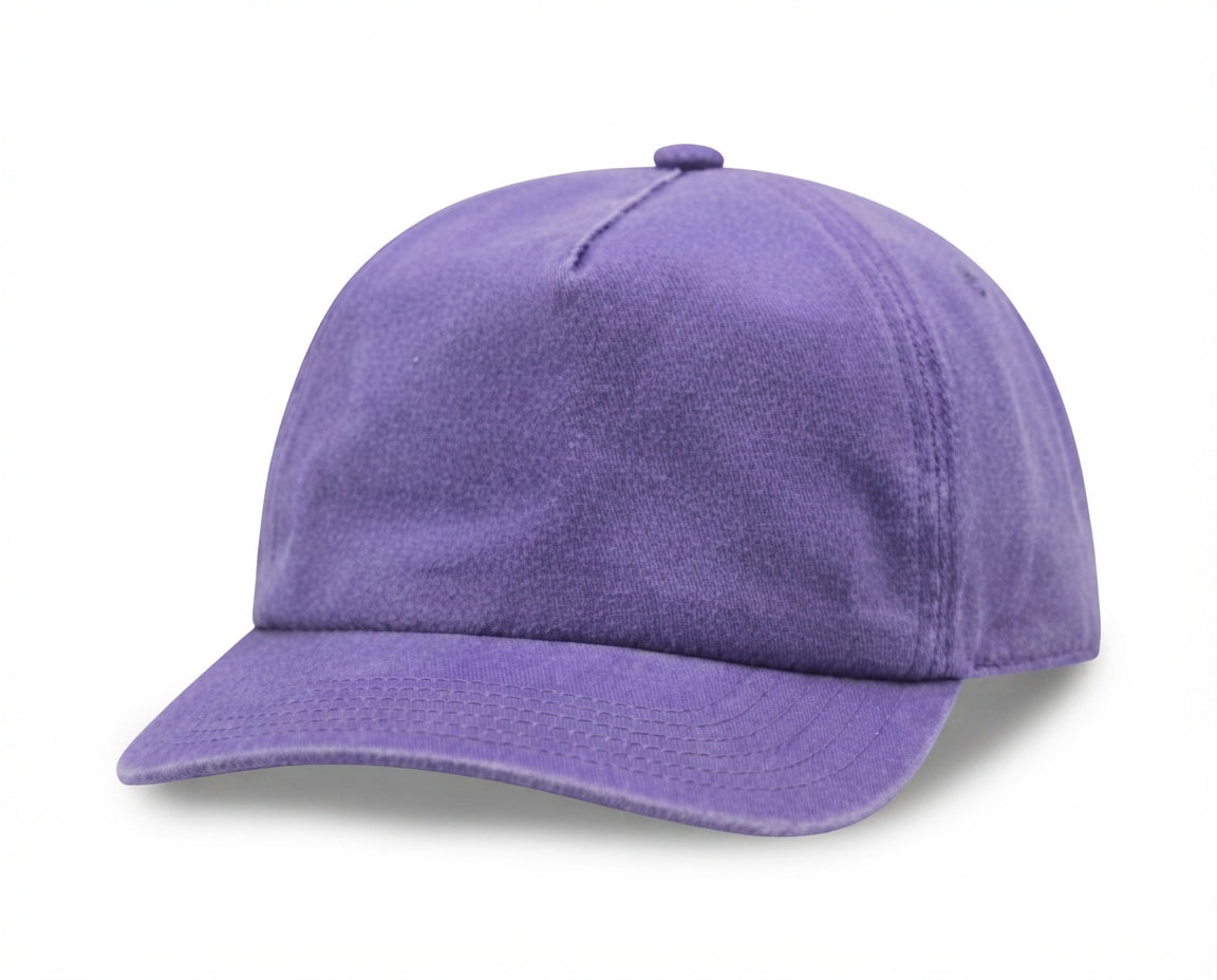 5 Panel Garment Washed Relaxed Golf Pigment Dyed Dad Cap