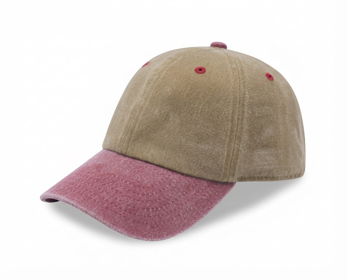 6 Panel Garment Pre-Washed Relaxed Golf Pigment Dyed Dad Cap