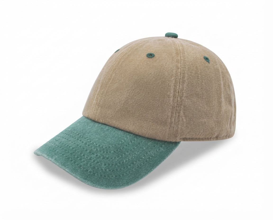6 Panel Garment Pre-Washed Relaxed Golf Pigment Dyed Dad Cap