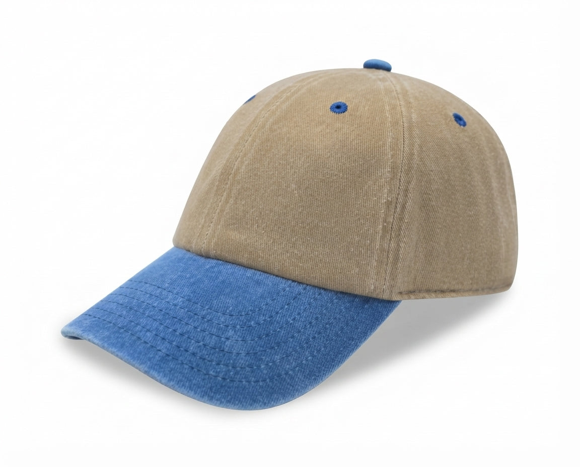 6 Panel Garment Pre-Washed Relaxed Golf Pigment Dyed Dad Cap