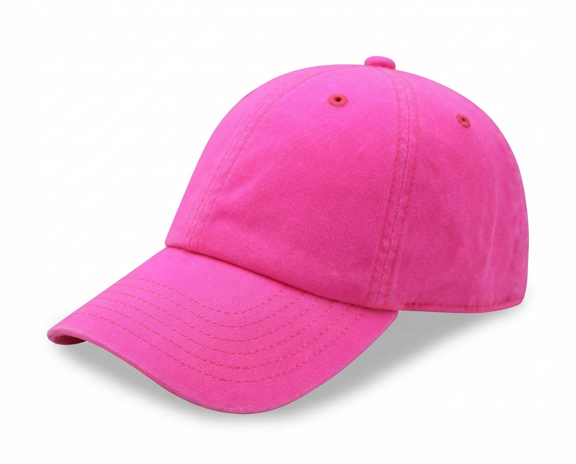 6 Panel Garment Pre-Washed Relaxed Golf Pigment Dyed Dad Cap