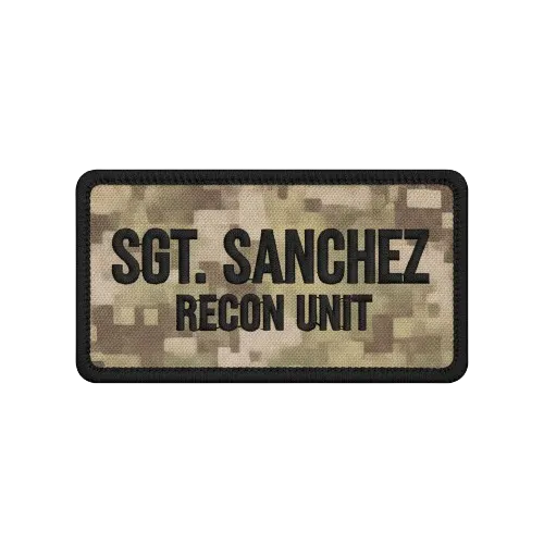 Custom Name Patches For Vests - custom patch by Fineyst Patches