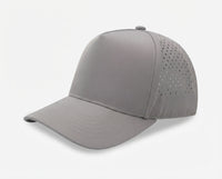 5 Panel Sport Trucker Cap w/Laser Cut Mesh Back