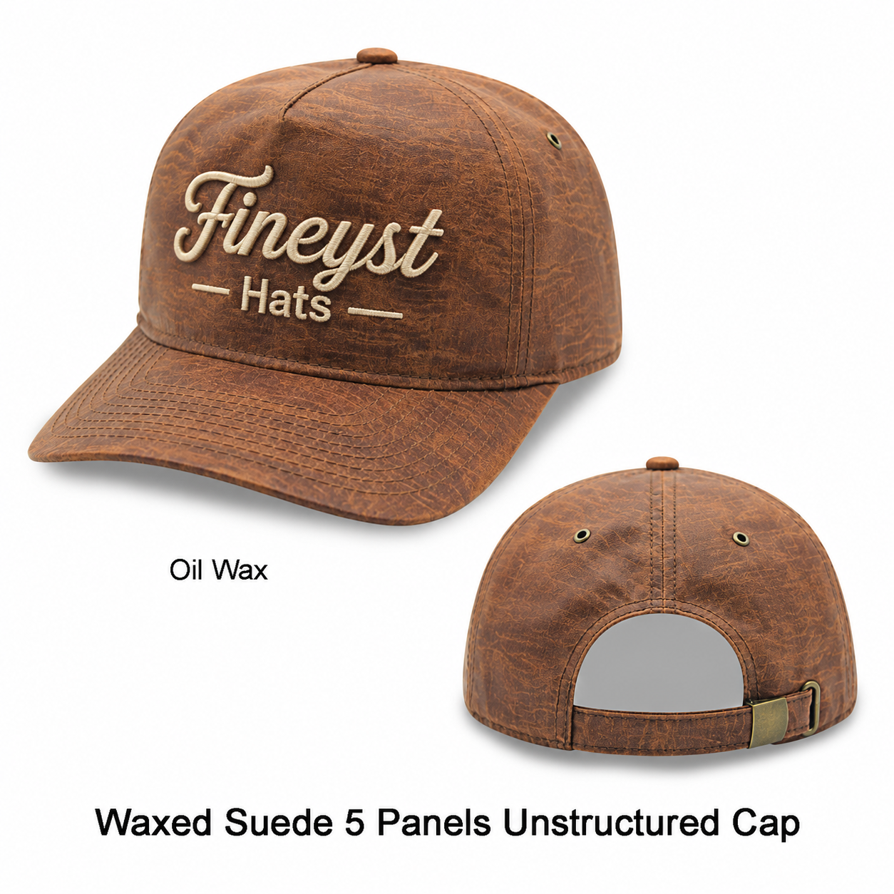 Oil Waxed Unstructured 5 panel