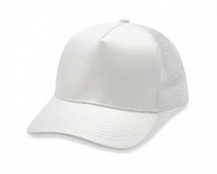 5 Panel PU Leather Trucker Cap