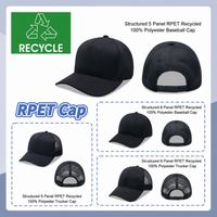 5 Panel Recycled RPET Cap w/Snapback