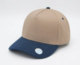 Khaki Beige/Navy Blue