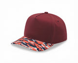 Burgundy/Camo