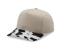 5 Panel Two Tone Camo Cap