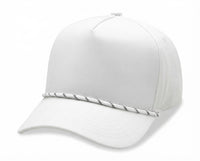 5 Panel High Profile AFrame Golf Cap w/Rope