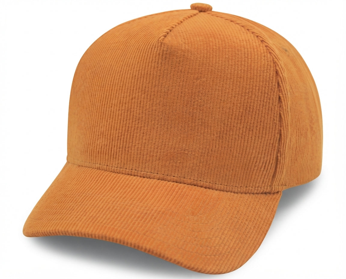 5 Panel Corduroy twotone Snapback Cap