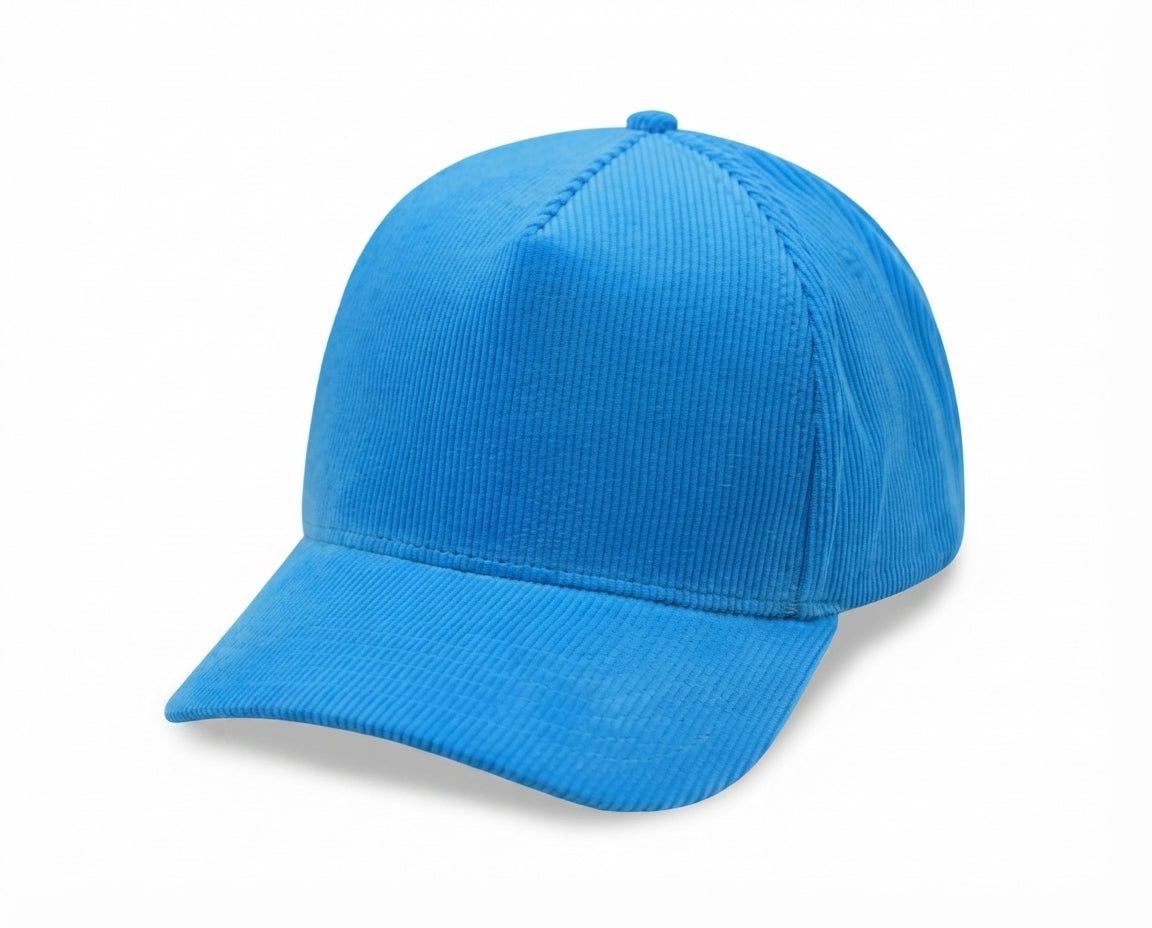 5 Panel Corduroy twotone Snapback Cap