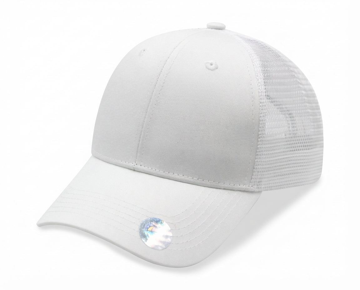 6 Panel Ponytail Trucker Cap