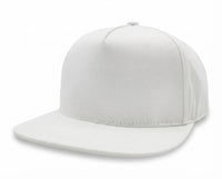 5 Panel Flat Bill Snapback Cap
