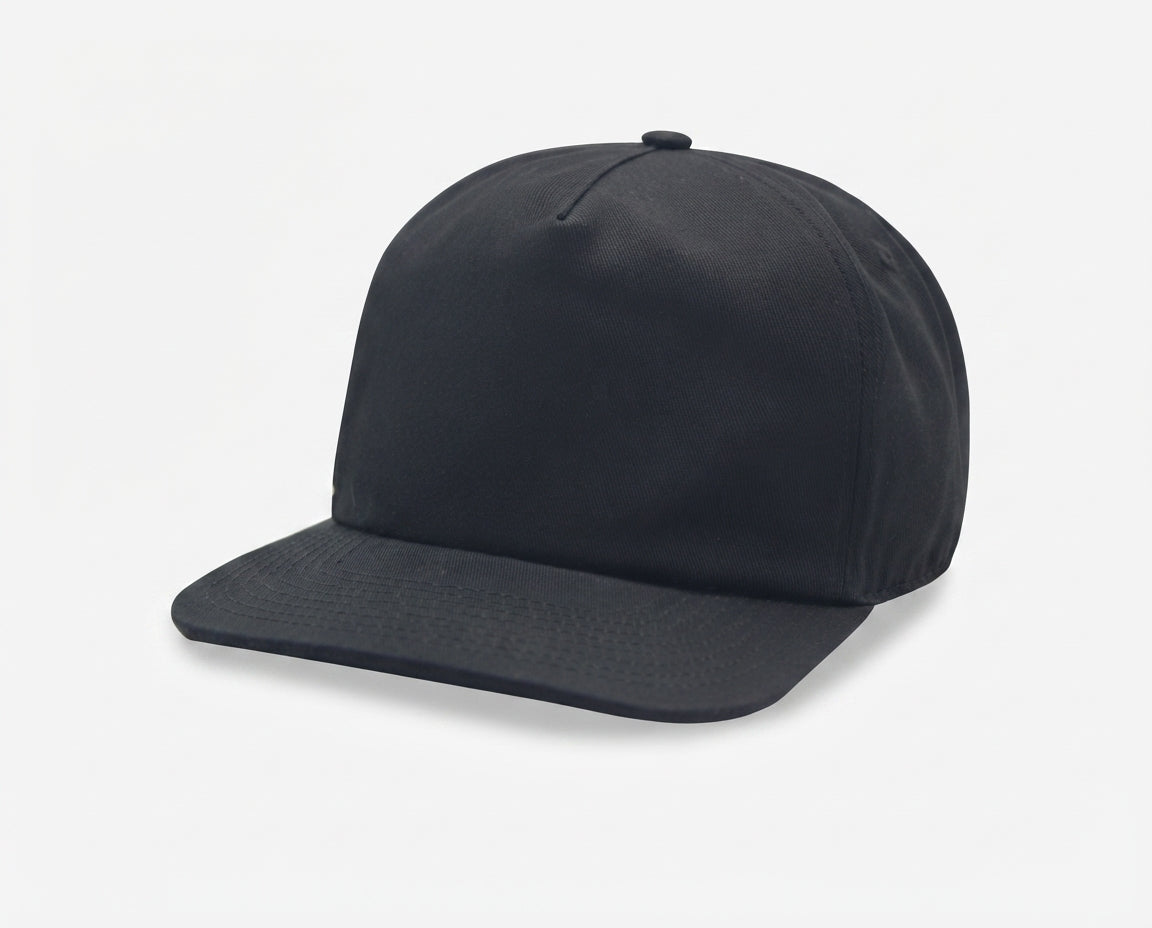 5 Panel Unstructed Corduroy Snapback Hat