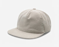 5 Panel Unstructed Corduroy Snapback Hat