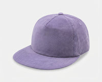 5 Panel Unstructed Corduroy Snapback Hat