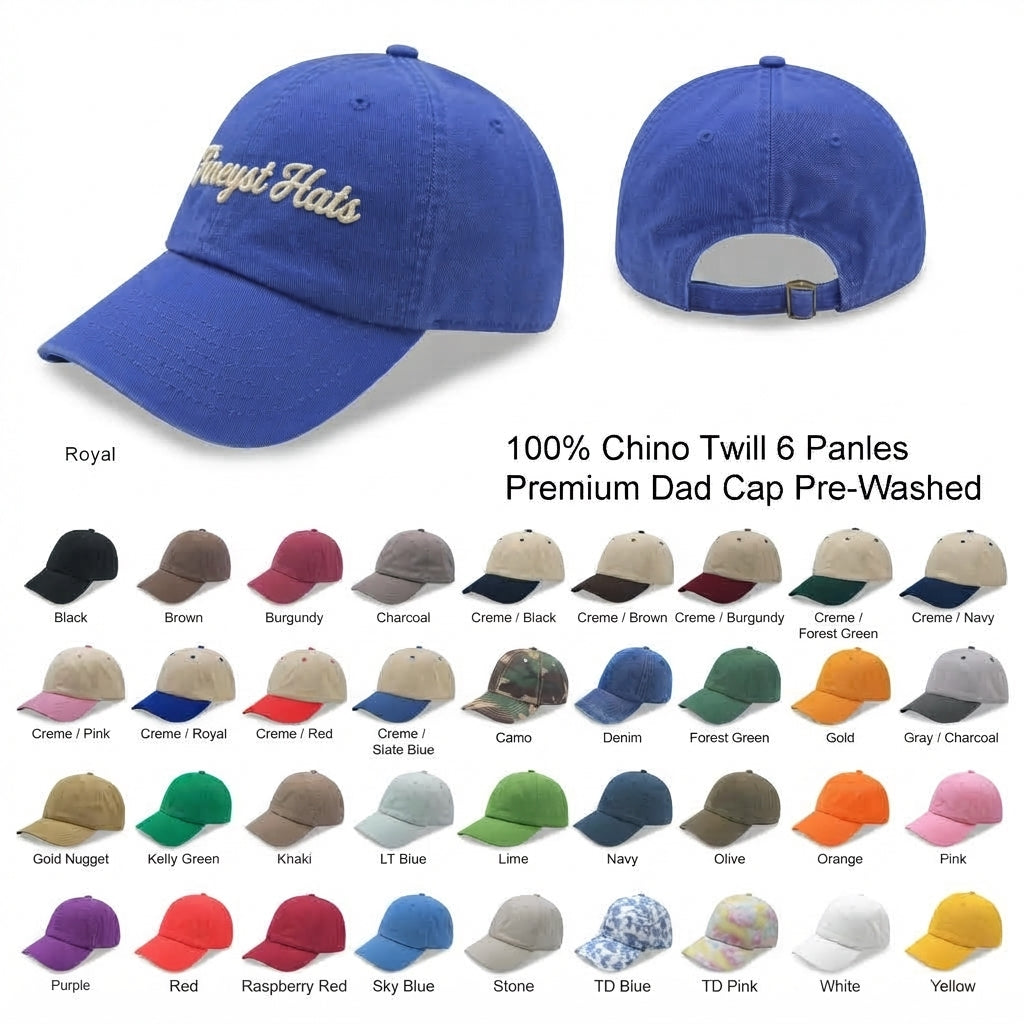 6 Panel Relaxed Golf Hat Dad Cap