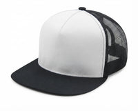 5 Panel Flat Bill Snapback Trucker Cap