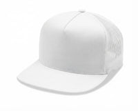 5 Panel Flat Bill Snapback Trucker Cap