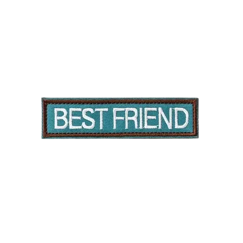blue and brown best friend patch - custom patch by Fineyst Patches
