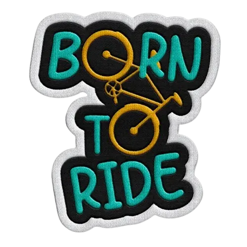 born to ride hat patch - custom patch by Fineyst Patches