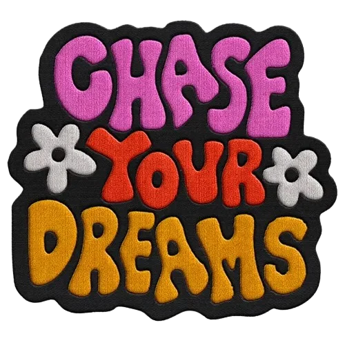 chase your dreams hat patch - custom patch by Fineyst Patches