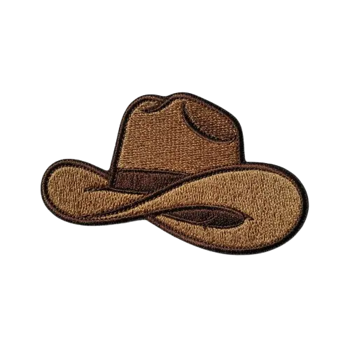 custom cowboy hat patches - custom patch by Fineyst Patches