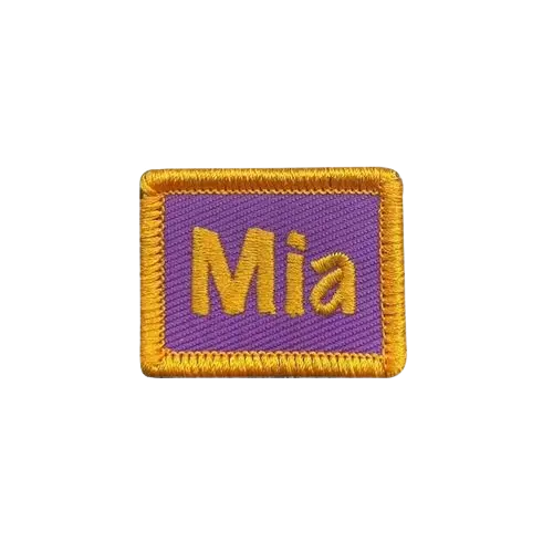 custom design vest name patch - custom patch by Fineyst Patches