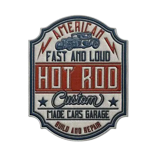 custom vintage patches - custom patch by Fineyst Patches