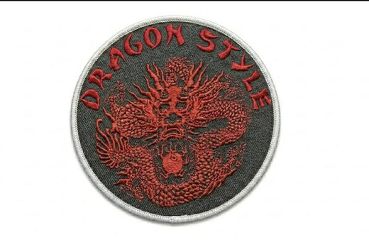 Dragon Style embroidered patch - custom patch by Fineyst Patches