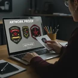 Patch artwork proof approval interface