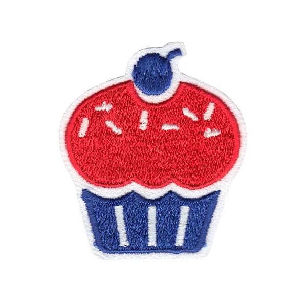 Cupcake Embroidered Patch