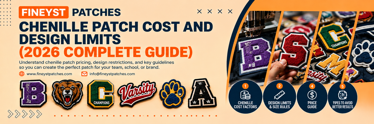 Chenille Patch Cost and Design Limits (2026 Complete Guide)