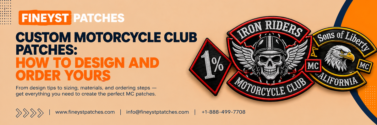 Custom Motorcycle Club Patches: How to Design and Order Yours