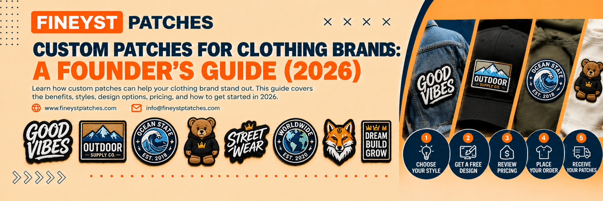 Custom Patches for Clothing Brands: A Founder's Guide (2026)
