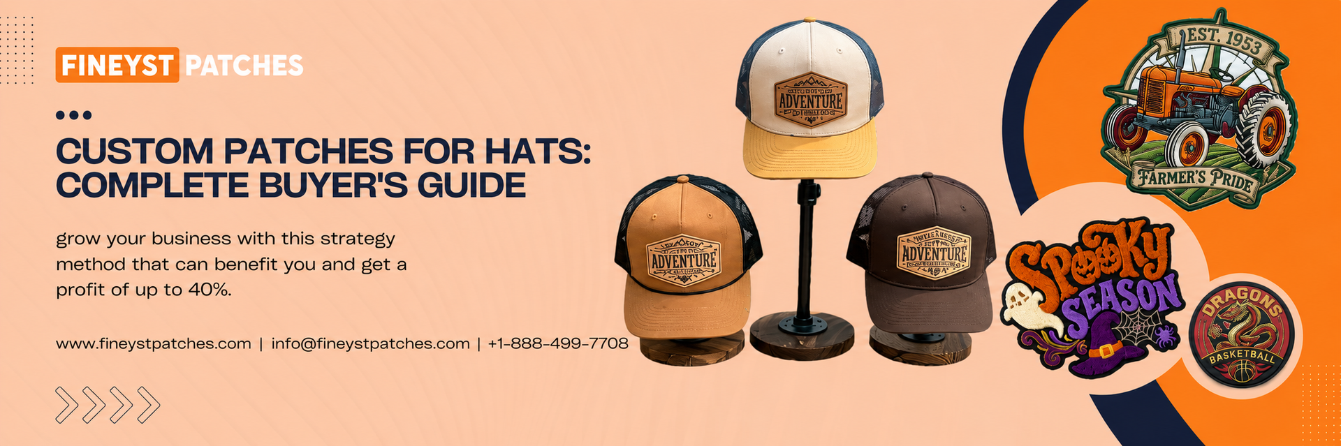 Custom Patches for Hats: Complete Buyer's Guide