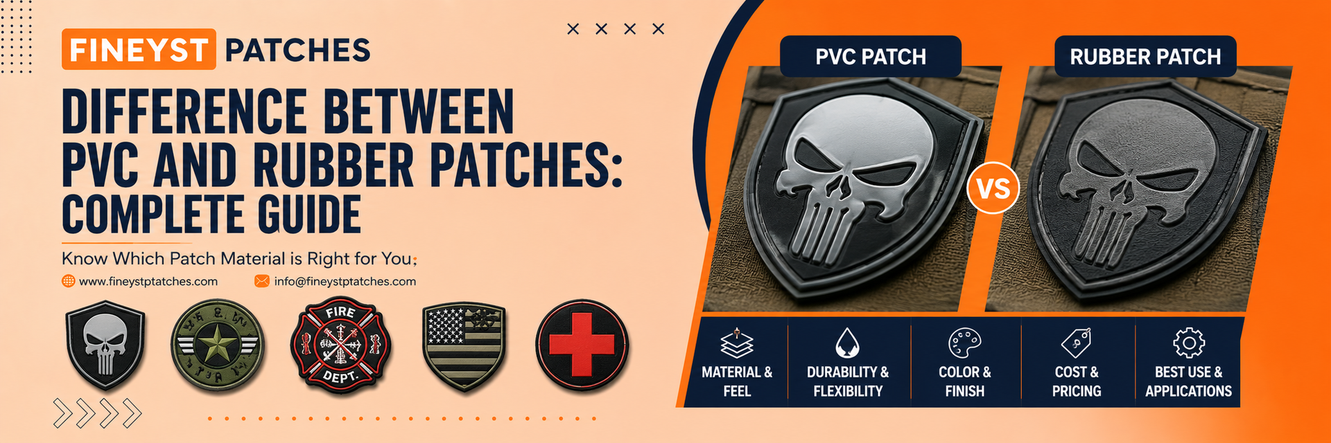 Difference Between PVC and Rubber Patches: Complete Guide