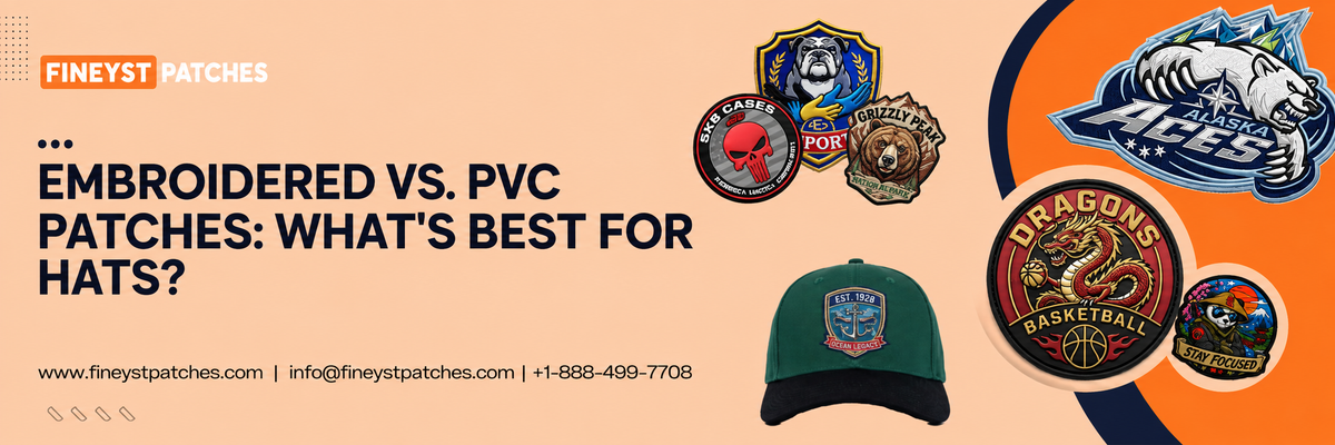 Embroidered vs. PVC Patches: What's Best for Hats?