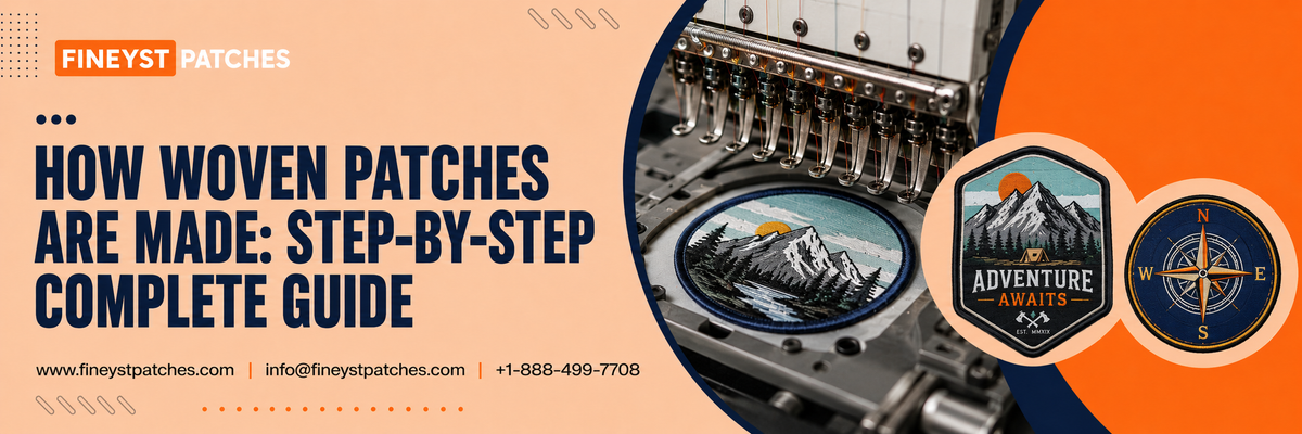 How Woven Patches Are Made: Step-by-Step Complete Guide