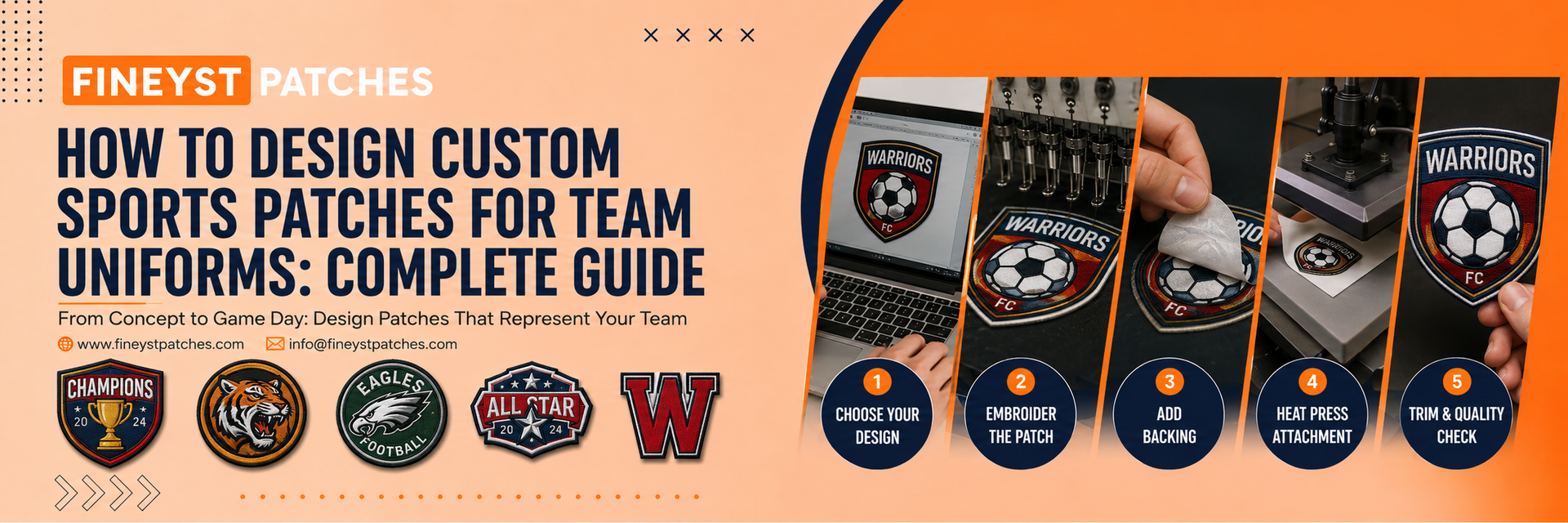 How to Design Custom Sports Patches for Team Uniforms: Complete Guide