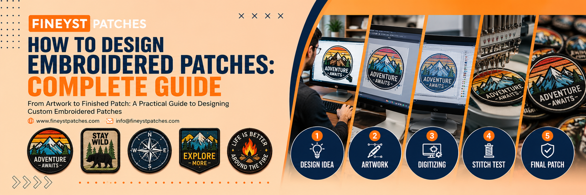 How to Design Embroidered Patches: Complete Guide