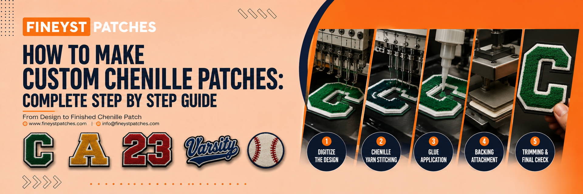 How to Make Custom Chenille Patches: Complete Step by Step Guide