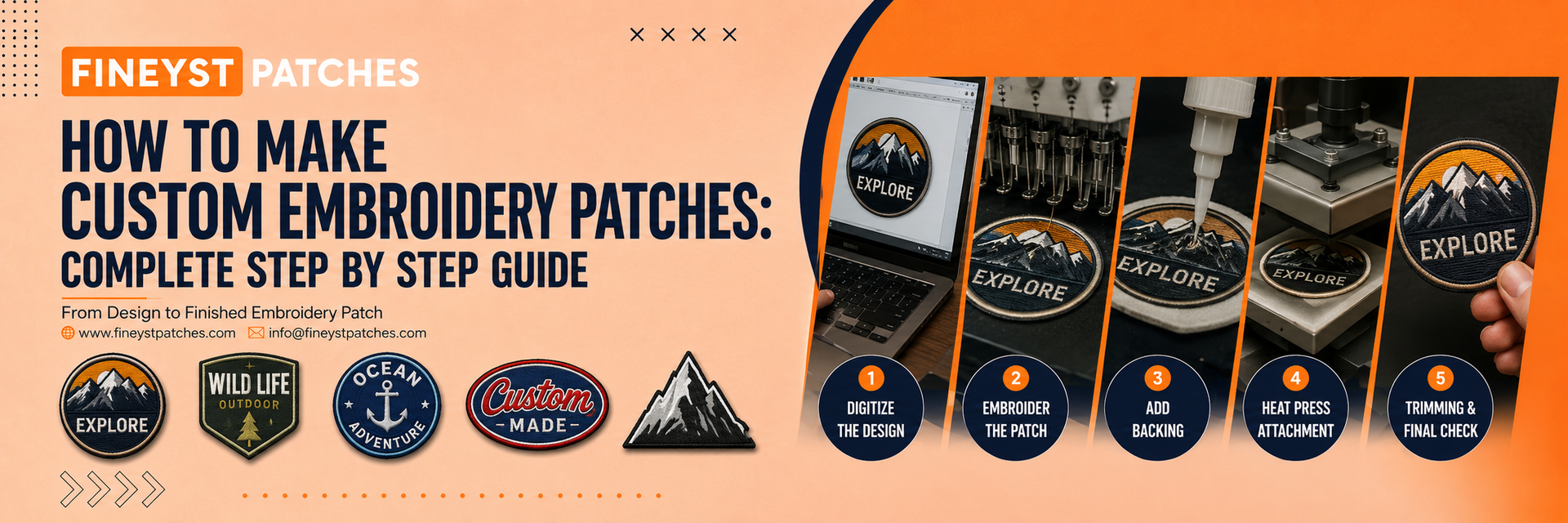 How to Make Custom Embroidery Patches: Step by Step Complete Guide