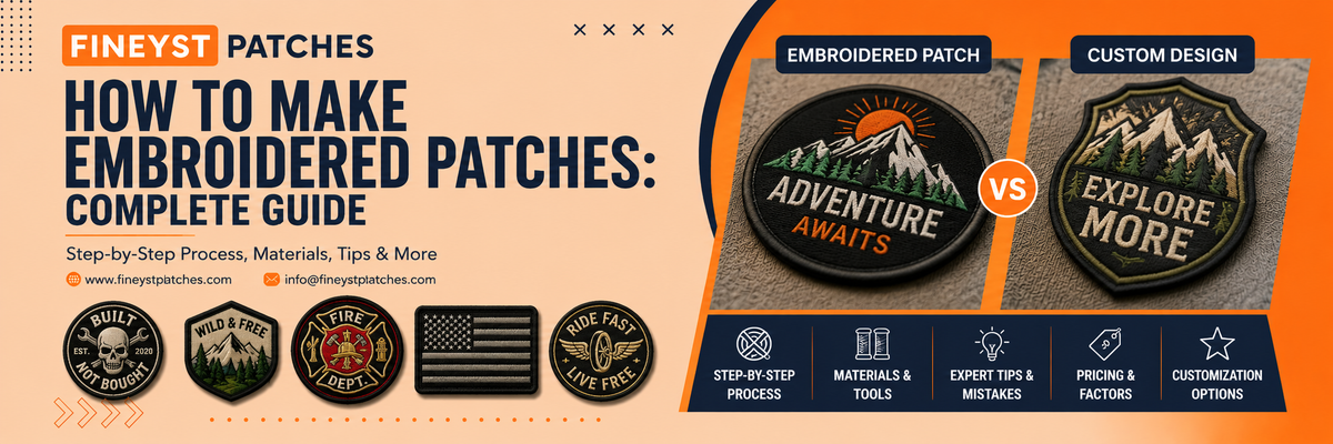 How to Make Embroidered Patches: Complete Guide