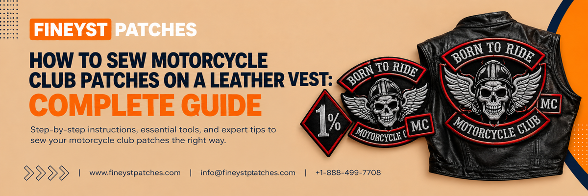 How to Sew Motorcycle Club Patches on a Leather Vest: Complete Guide